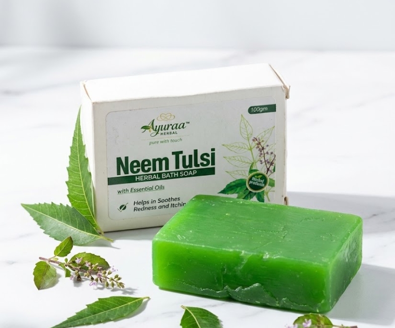 Neem Tulsi Herbal Bath Soap